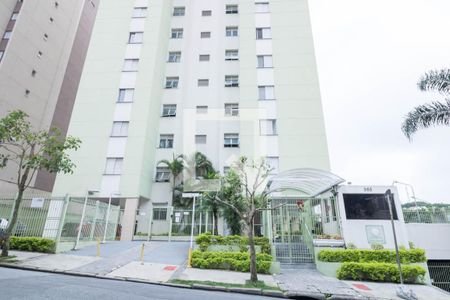 Fachada do condomínio de apartamento para alugar com 2 quartos, 55m² em Vila Valparaíso, Santo André