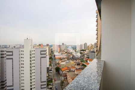Varanda da sala de apartamento para alugar com 2 quartos, 55m² em Vila Valparaíso, Santo André