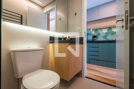 Studio para alugar com 21m², 1 quarto e sem vaga Studio para alugar com 21m², 1 quarto e sem vagaBanheiro