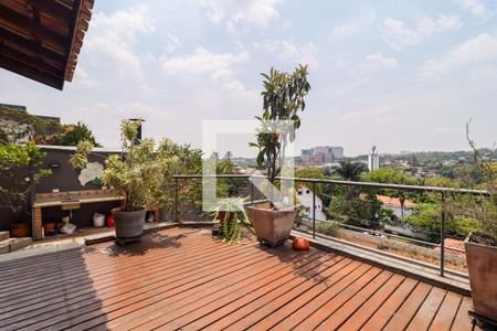 Terraço da Sala de casa à venda com 4 quartos, 324m² em Jardim Leonor, São Paulo
