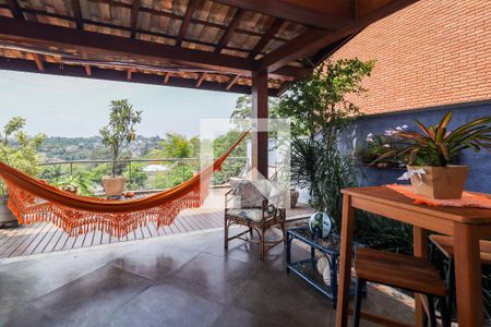 Terraço da Sala de casa à venda com 4 quartos, 324m² em Jardim Leonor, São Paulo