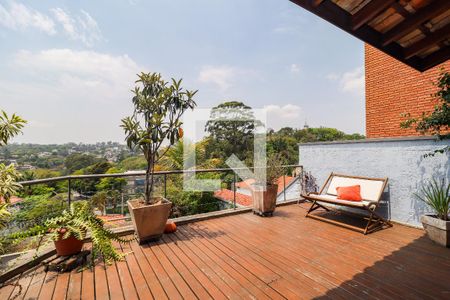 Terraço da Sala de casa à venda com 4 quartos, 324m² em Jardim Leonor, São Paulo