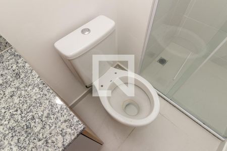 Banheiro de kitnet/studio para alugar com 1 quarto, 29m² em Vila Buarque, São Paulo
