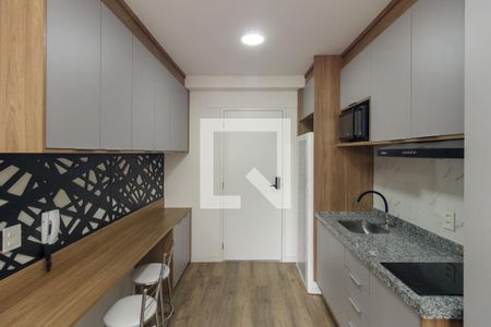 Cozinha de kitnet/studio para alugar com 1 quarto, 29m² em Vila Buarque, São Paulo