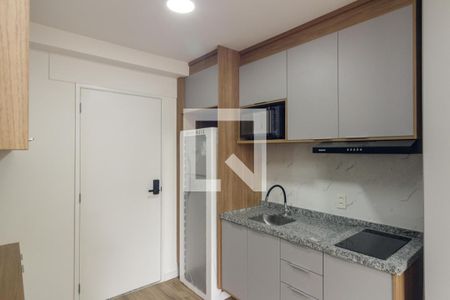 Cozinha de kitnet/studio para alugar com 1 quarto, 29m² em Vila Buarque, São Paulo