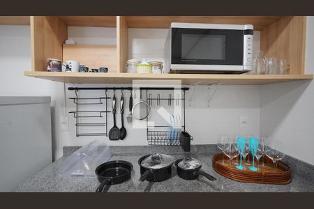 Cozinha - Armários de kitnet/studio para alugar com 1 quarto, 50m² em Trindade, Florianópolis