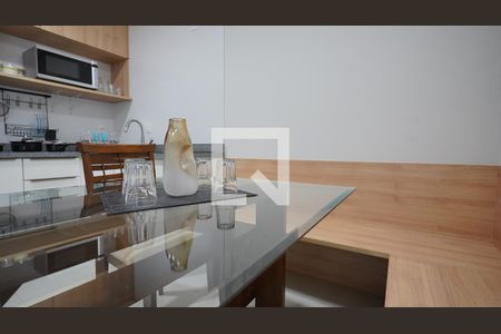 Sala - Cozinha de kitnet/studio para alugar com 1 quarto, 50m² em Trindade, Florianópolis