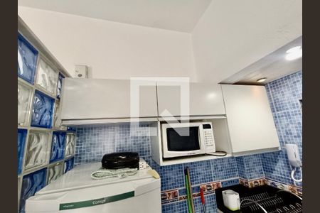 Cozinha americana de apartamento à venda com 1 quarto, 38m² em Copacabana, Rio de Janeiro