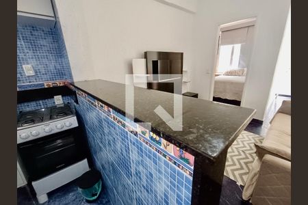 Apartamento à venda com 38m², 1 quarto e sem vagaCozinha americana