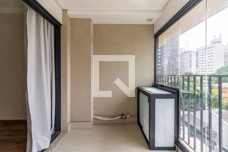Studio para alugar com 28m², 1 quarto e sem vagaVaranda