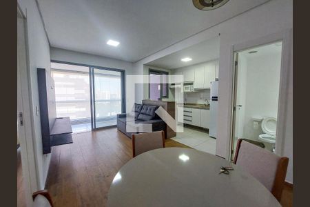 Sala de apartamento para alugar com 1 quarto, 53m² em Santo Amaro, São Paulo