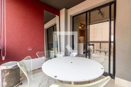 Varanda de apartamento à venda com 1 quarto, 48m² em Cerqueira César, São Paulo