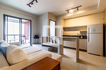 Sala de apartamento à venda com 1 quarto, 48m² em Cerqueira César, São Paulo