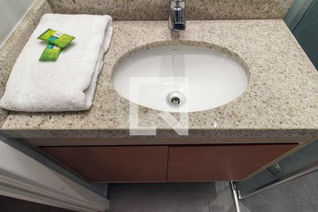 Banheiro de kitnet/studio à venda com 1 quarto, 22m² em Centro Histórico de São Paulo, São Paulo