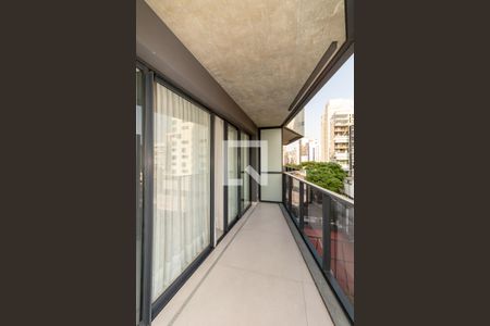 Studio à venda com 54m², 1 quarto e 1 vagaVaranda