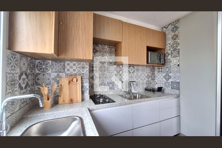 Apartamento à venda com 37m², 2 quartos e sem vagaDetalhe da cozinha