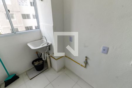 Apartamento para alugar com 44m², 2 quartos e sem vagaDetalhe da area de serviço