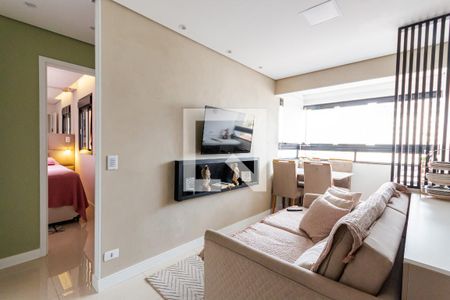 Sala de apartamento à venda com 2 quartos, 40m² em Campestre, Santo André
