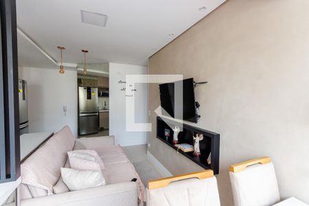 Sala de apartamento à venda com 2 quartos, 40m² em Campestre, Santo André