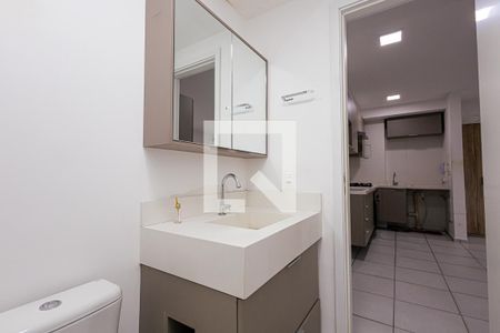 Apartamento para alugar com 36m², 1 quarto e sem vaga Apartamento para alugar com 36m², 1 quarto e sem vagaBanheiro