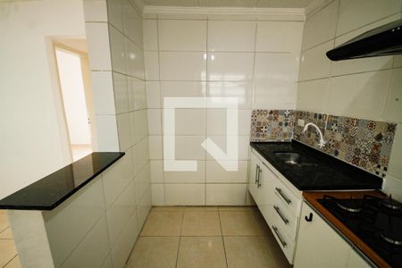 Sala/Cozinha de apartamento para alugar com 2 quartos, 44m² em Boqueirão, Praia Grande