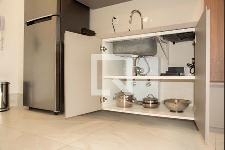 Studio para alugar com 35m², 1 quarto e sem vagaCozinha