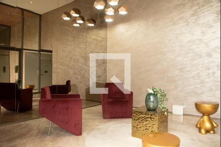 Studio para alugar com 27m², 1 quarto e sem vagaHall social