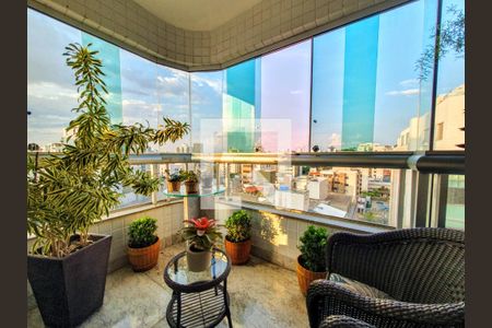 Varanda - Sala de apartamento à venda com 5 quartos, 255m² em União, Belo Horizonte