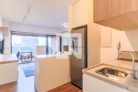 Studio à venda com 42m², 1 quarto e 1 vagaCozinha