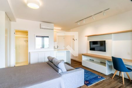 Sala/Quarto de kitnet/studio à venda com 1 quarto, 42m² em Brooklin Paulista, São Paulo