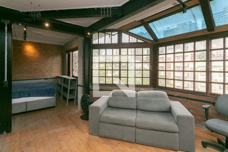 Sala de apartamento à venda com 1 quarto, 46m² em Rio Branco, Porto Alegre