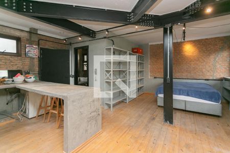 Sala de apartamento à venda com 1 quarto, 46m² em Rio Branco, Porto Alegre