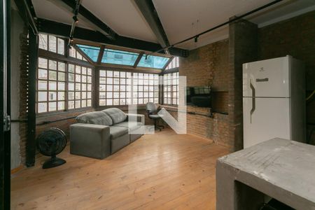 Sala de apartamento à venda com 1 quarto, 46m² em Rio Branco, Porto Alegre