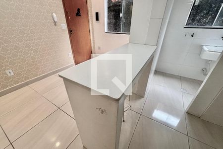 Cozinha de apartamento para alugar com 2 quartos, 39m² em Jardim Popular, São Paulo