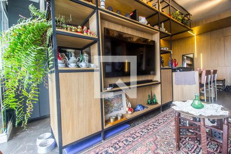 Sala de TV de apartamento à venda com 2 quartos, 70m² em Melville Empresarial Ii, Barueri