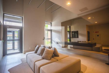 Studio para alugar com 21m², 1 quarto e sem vaga Studio para alugar com 21m², 1 quarto e sem vagaHall social