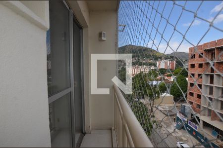 Varanda da sala de apartamento para alugar com 2 quartos, 50m² em Campinho, Rio de Janeiro
