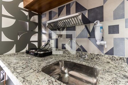 Studio para alugar com 21m², 1 quarto e sem vaga Studio para alugar com 21m², 1 quarto e sem vagaCozinha