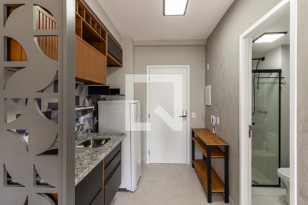 Studio para alugar com 21m², 1 quarto e sem vaga Studio para alugar com 21m², 1 quarto e sem vagaCozinha