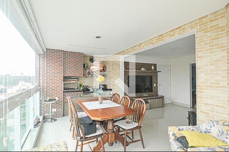 Varanda gourmet de apartamento à venda com 3 quartos, 106m² em Nova Petrópolis, São Bernardo do Campo