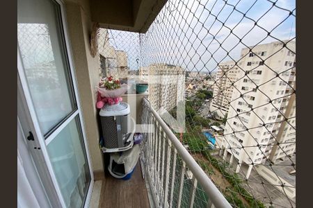 Varanda da Sala de apartamento para alugar com 2 quartos, 55m² em Del Castilho, Rio de Janeiro