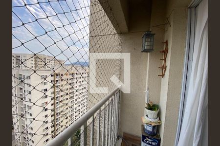 Varanda da Sala de apartamento para alugar com 2 quartos, 55m² em Del Castilho, Rio de Janeiro