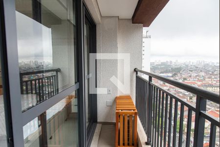 Varanda de kitnet/studio para alugar com 1 quarto, 27m² em Ipiranga, São Paulo