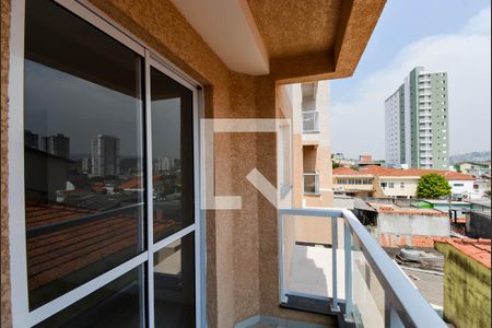 Varanda da Sala de apartamento à venda com 2 quartos, 56m² em Vila Galvão, Guarulhos