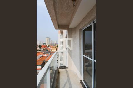 Varanda da Sala de apartamento à venda com 2 quartos, 56m² em Vila Galvão, Guarulhos