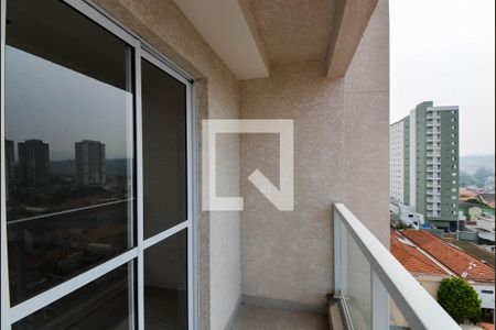 Varanda da Sala de apartamento à venda com 2 quartos, 56m² em Vila Galvão, Guarulhos