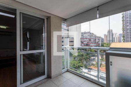 Studio para alugar com 40m², 1 quarto e 1 vaga Studio para alugar com 40m², 1 quarto e 1 vagaVaranda