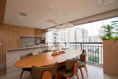 Varanda gourmet de apartamento à venda com 3 quartos, 154m² em Jardim Flor da Montanha, Guarulhos
