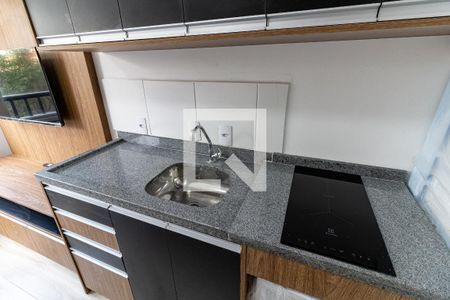 Cozinha de apartamento à venda com 1 quarto, 23m² em Vila Moraes, São Paulo