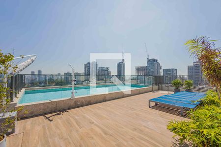 Studio para alugar com 27m², 1 quarto e sem vagaPiscina